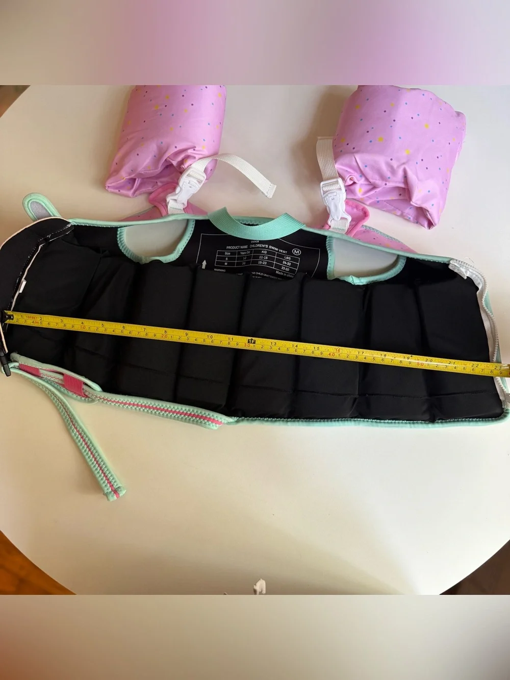 Toddler Swim Vest Floaties Puddle Jumper 2-5 years Size M 33-50lbs Girls Unicorn